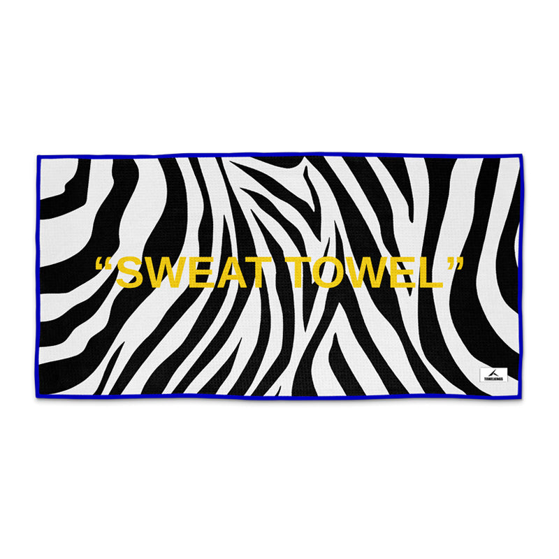 Zebra on  Blue